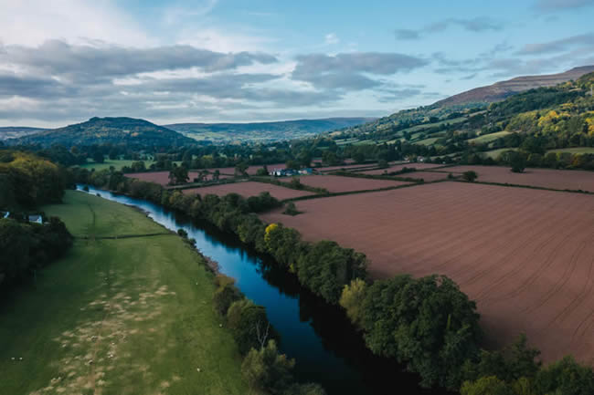 aerial photography wales