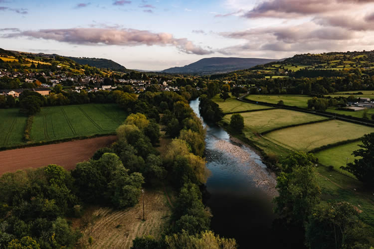 aerial photo south wales